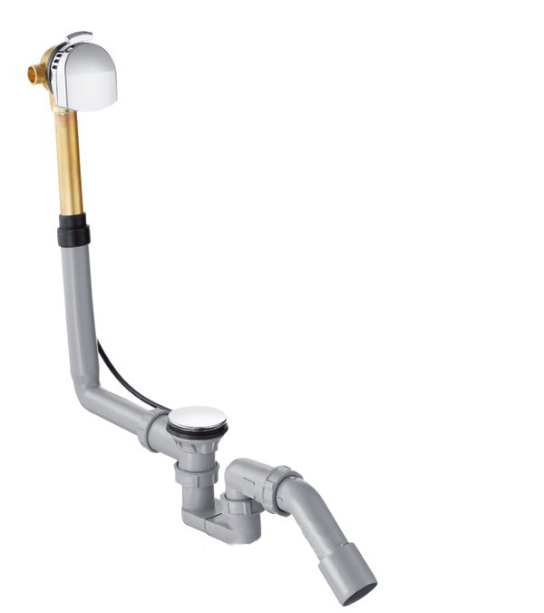 Слив-перелив для ванны Hansgrohe Axor Exafill с наполнением хром 58303000