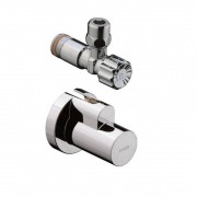 Угловой вентиль Hansgrohe Axor с декоративной накладкой шлифованный никель 51307820