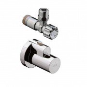 Угловой вентиль Hansgrohe Axor с декоративной накладкой шлифованный никель 51307820