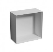 Полочка для ванной IStone Square 30 см белый матовый WD0193