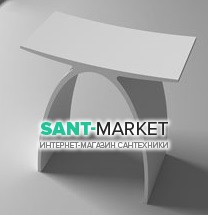 Стул для ванной IStone Radiant белый матовый WD0102