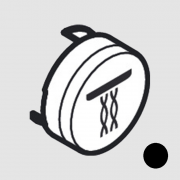 Кнопка-символ для смесителя для душа Hansgrohe Axor ShowerSelect Whirl 93575610