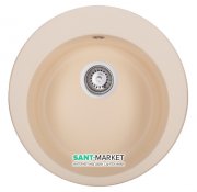 Мийка для кухні Granado Vitoria кругла Ø50,6 см нанограніт ivory 0104