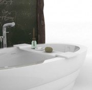 Полочка для ванной IStone Square белый матовый WD01109