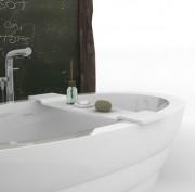 Полочка для ванной IStone Square белый матовый WD01109