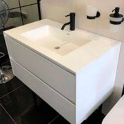 Раковина для ванної врізна IStone Illumina білий матовий WD38446F