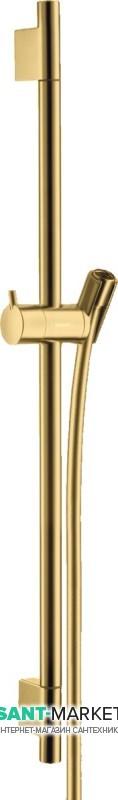 Душевая штанга Hansgrohe Unica S Puro 65 см со шлангом полированное золото 28632990