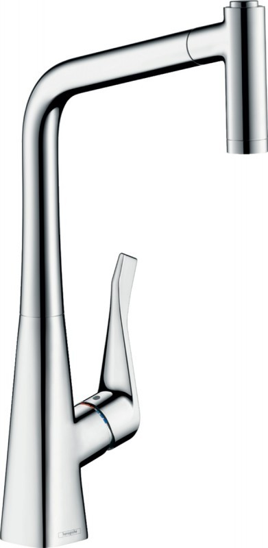 Смеситель для кухни Hansgrohe Metris M71 320 Eco 2jet однорычажный хром 14780000