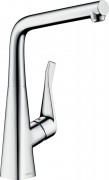 Смеситель для кухни Hansgrohe Metris M71 320 Eco 1jet однорычажный хром 14782000