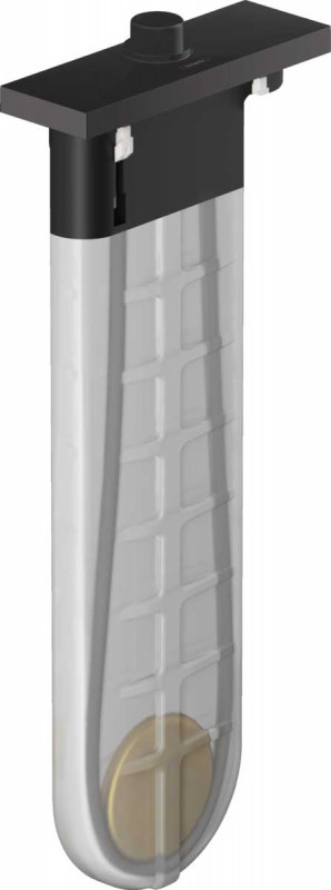 Внешняя часть для смесителя Hansgrohe sBox с прямоугольной розеткой полированное золото 28010990