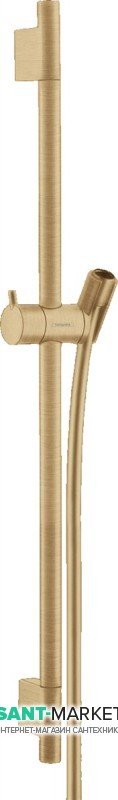 Душевая штанга Hansgrohe Unica S Puro 65 см со шлангом бронза шлифованная 28632140