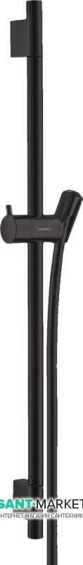 Душевая штанга Hansgrohe Unica S Puro 65 см со шлангом черный матовый 28632670