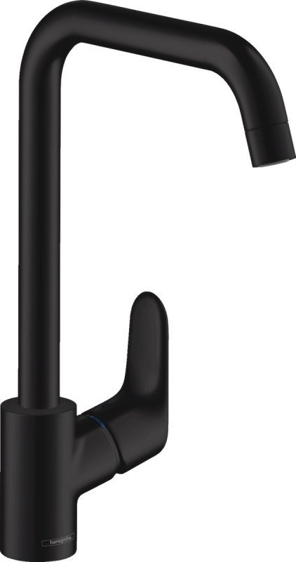 Смеситель для кухни Hansgrohe Focus M41 260 1jet однорычажный черный матовый 31820670