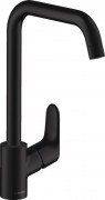 Змішувач для кухні Hansgrohe Focus M41 260 1jet змішувач чорний матовий 31820670