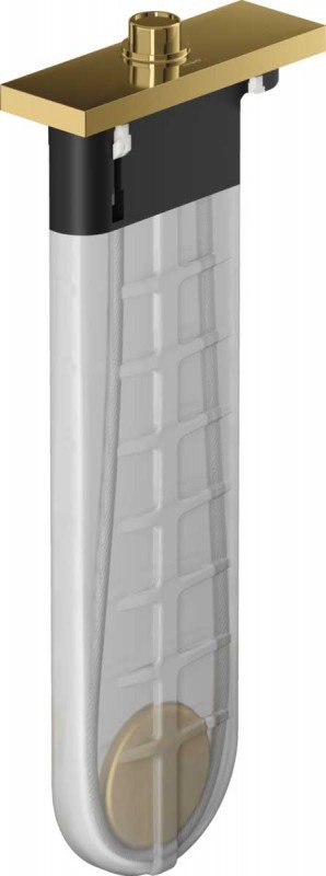 Зовнішня частина для змішувача Hansgrohe sBox з прямокутною розеткою білий матовий 28010700