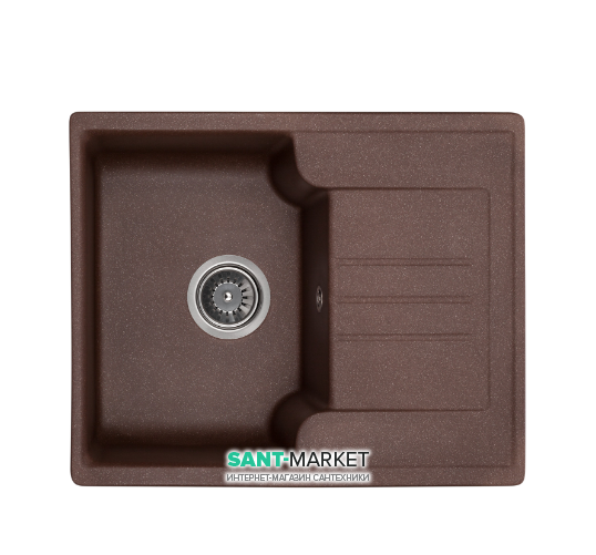 Мийка для кухні Granado Avila врізна 60,2х48,8 см нанограніт marron 0506