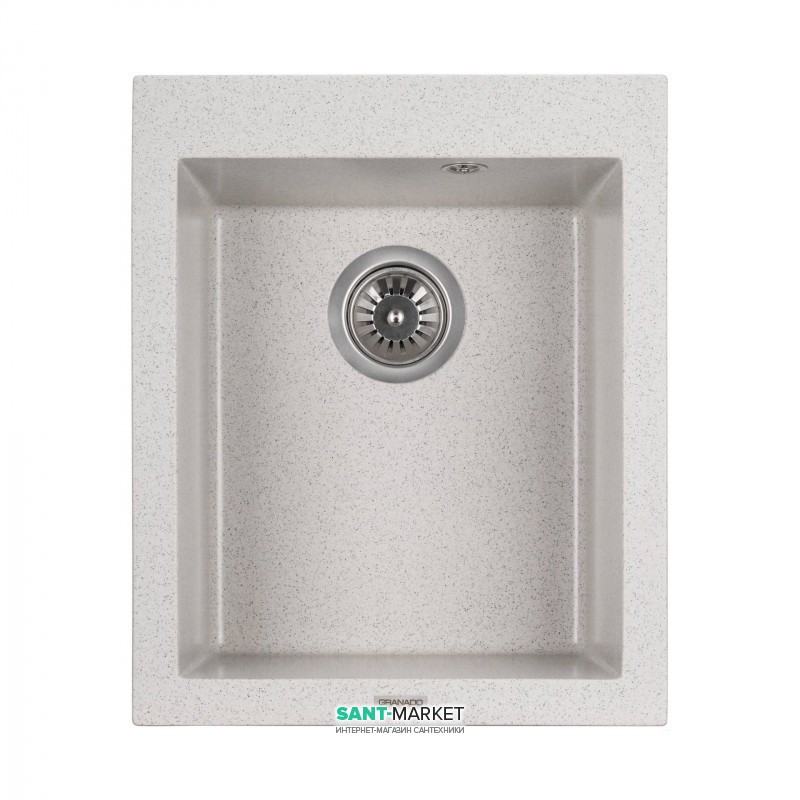 Мойка для кухни Granado Cadiz прямоугольная 41х50 см наногранит gris 2308