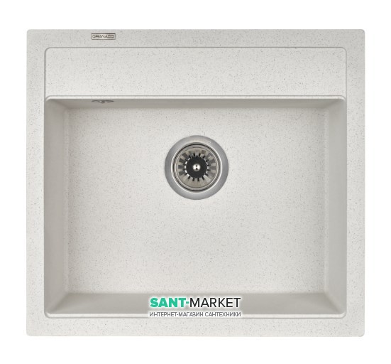 Мийка для кухні Granado Lerida 56х51 см нанограніт gris 0408
