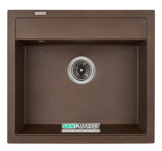 Мийка для кухні Granado Lerida 56х51 см нанограніт marron 0406