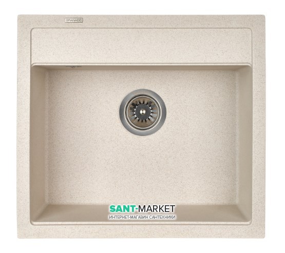 Мийка для кухні Granado Lerida 56х51 см нанограніт terra 0403