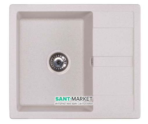 Мийка для кухні Granado Madrid врізна 58х50 см нанограніт gris 1608