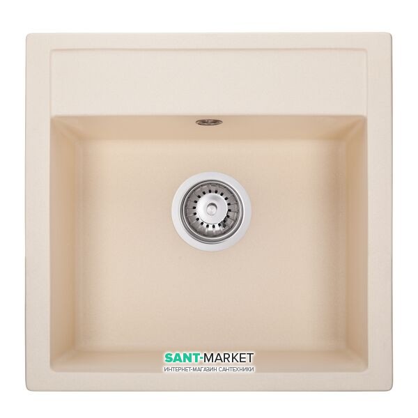 Мойка для кухни Granado Merida 49,6х48 см наногранит ivory 0304