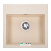 Мийка для кухні Granado Merida 49,6х48 см нанограніт ivory 0304