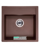 Мийка для кухні Granado Merida 49,6х48 см нанограніт marron 0306