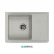 Мийка для кухні Granado Palma врізна 62х43,5 см нанограніт gris 2008