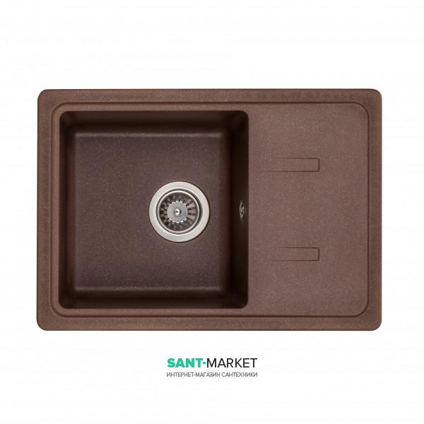 Мийка для кухні Granado Palma врізна 62х43,5 см нанограніт marron 2006