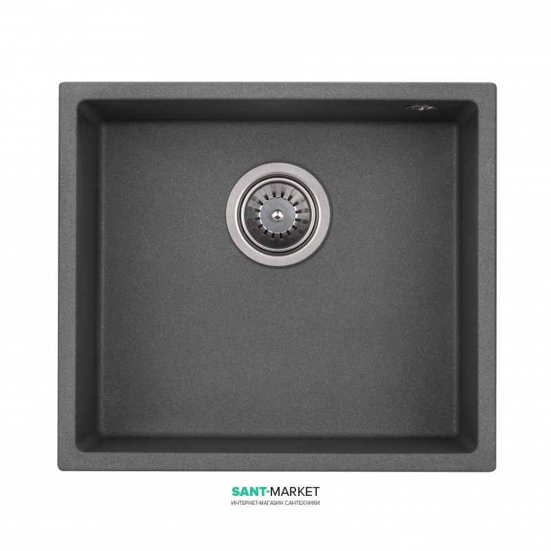 Мийка для кухні Granado Under top під стільницю 45,7х40,6 см нанограніт grafito 1909