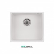 Мойка для кухни Granado Under top под столешницу 45,7х40,6 см наногранит white 1905
