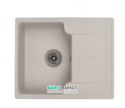 Мойка для кухни Granado Avila врезная 60,2х48,8 см наногранит gris 0508