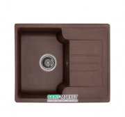 Мойка для кухни Granado Avila врезная 60,2х48,8 см наногранит marron 0506