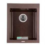 Мойка для кухни Granado Cadiz прямоугольная 41х50 см наногранит marron 2306