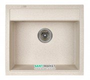 Мойка для кухни Granado Lerida 56х51 см наногранит terra 0403