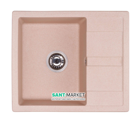 Мийка для кухні Granado Madrid врізна 58х50 см нанограніт avena 1602