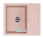 Мойка для кухни Granado Madrid врезная 58х50 см наногранит avena 1602