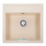 Мойка для кухни Granado Merida 49,6х48 см наногранит ivory 0304