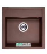 Мойка для кухни Granado Merida 49,6х48 см наногранит marron 0306