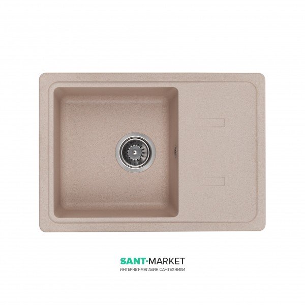 Мийка для кухні Granado Palma врізна 62х43,5 см нанограніт avena 2002