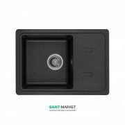 Мойка для кухни Granado Palma врезная 62х43,5 см наногранит black shine 2001