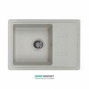 Мийка для кухні Granado Palma врізна 62х43,5 см нанограніт gris 2008