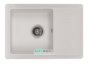 Мойка для кухни Granado Palma врезная 62х43,5 см наногранит white 2005