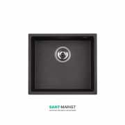 Мойка для кухни Granado Under top под столешницу 45,7х40,6 см наногранит black shine 1901