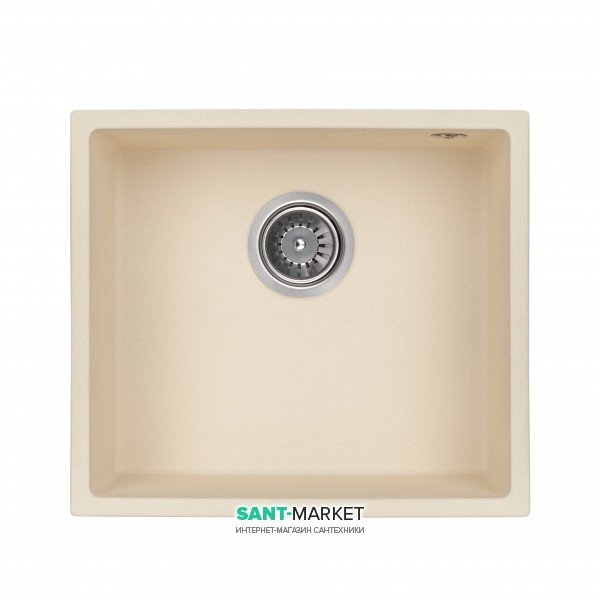 Мойка для кухни Granado Under top под столешницу 45,7х40,6 см наногранит ivory 1904