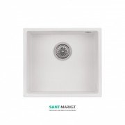 Мойка для кухни Granado Under top под столешницу 45,7х40,6 см наногранит white 1905
