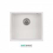 Мийка для кухні Granado Under top під стільницю 45,7х40,6 см нанограніт white 1905