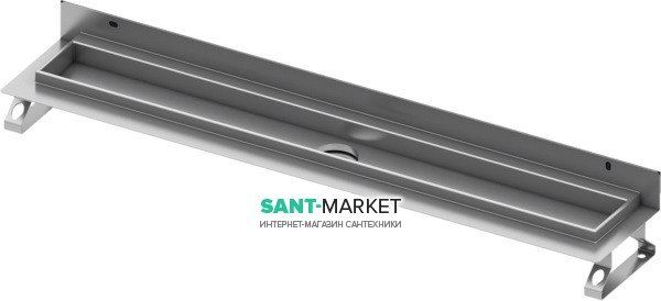 Жолоб водостічний TECE TECEdrainline прямий пристінний з гідроізоляцією Seal System 1200 мм нержавіюча сталь 601201