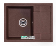 Мийка для кухні Granado Altea врізна 61х49,5 см нанограніт marron 1306